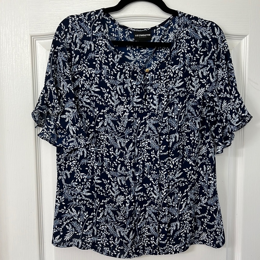 Navy blue blouse